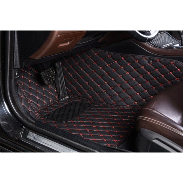 Wholesale Mini Cooper Clubman Luxury Leather Diamond Stitching Car Mats