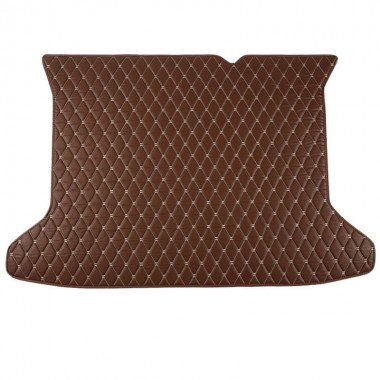 Wholesale Dark Brown Luxury Leather Diamond Trunk Base Mats