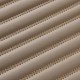 Wholesale Beige Luxury Leather Stripe Car Mats