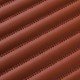 Wholesale Brown Luxury Leather Stripe Car Mats