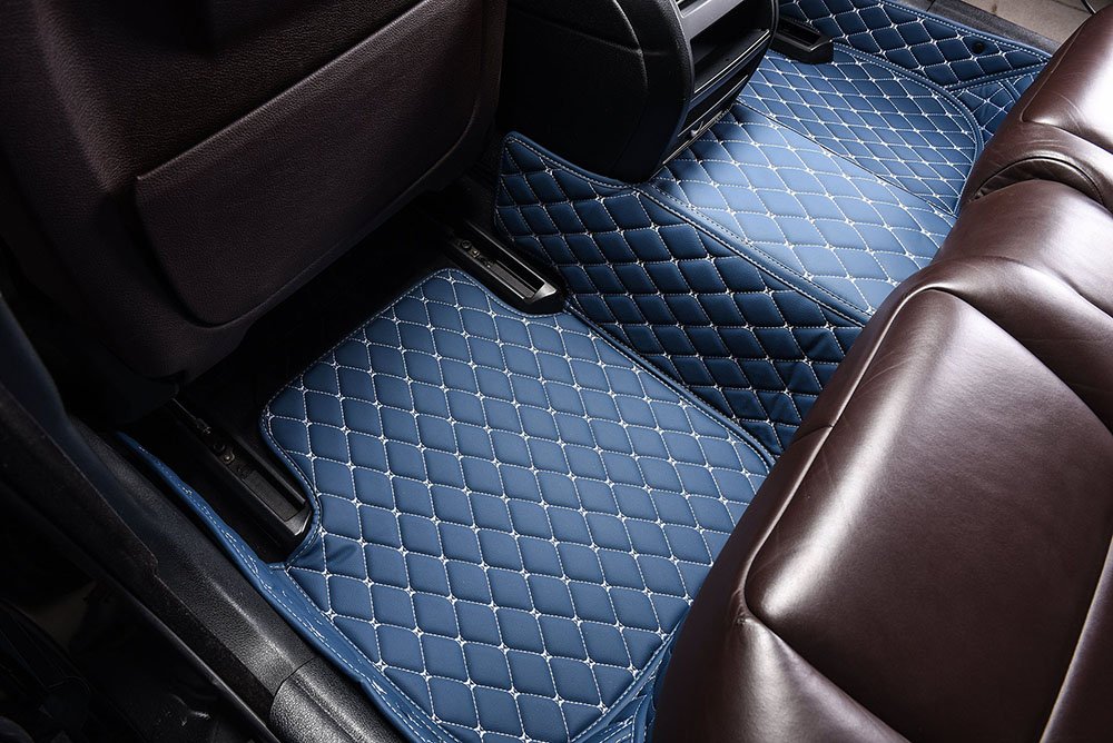 Wholesale Blue Custom Diamond Car Mats