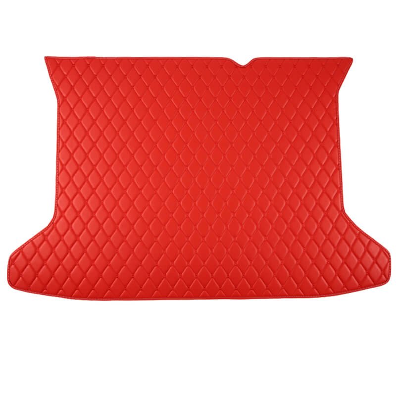 Wholesale Red Luxury Leather Diamond Trunk Base Mats