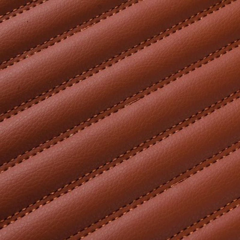 Wholesale Brown Luxury Leather Stripe Car Mats